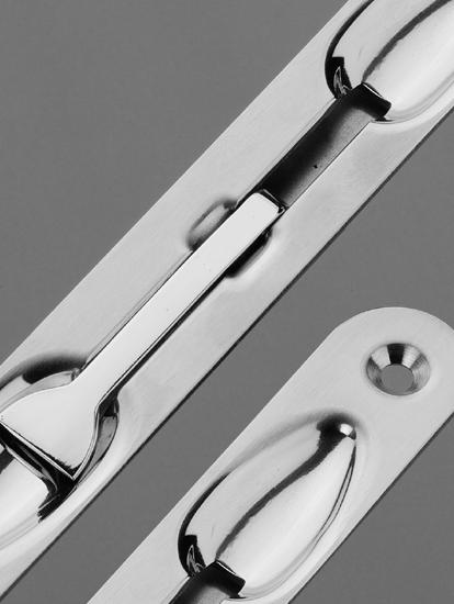 Stainless Steel Flush Bolts Two Stainless Steel ever Action Flush Bolts for edge or face fitting into the first closing leaf
