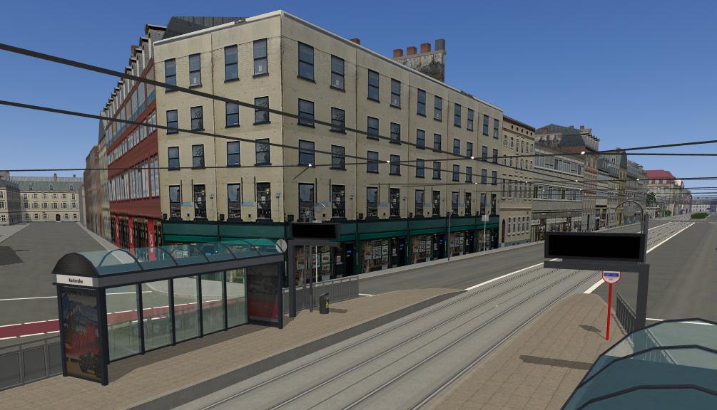 Fig: 4 Simulated environment rendered in part with CityEngine CityEngine, however, uses rule-based modelling, a methodology which enables 3D structures to be generated based entirely on a pre-defined