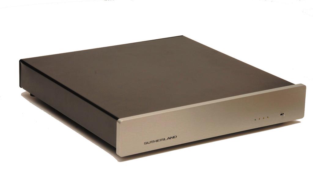 A note from designer RON SUTHERLAND: Thank you for purchasing the new Sutherland Hubble phono preamplifier, an instrument for discovery and exploration.