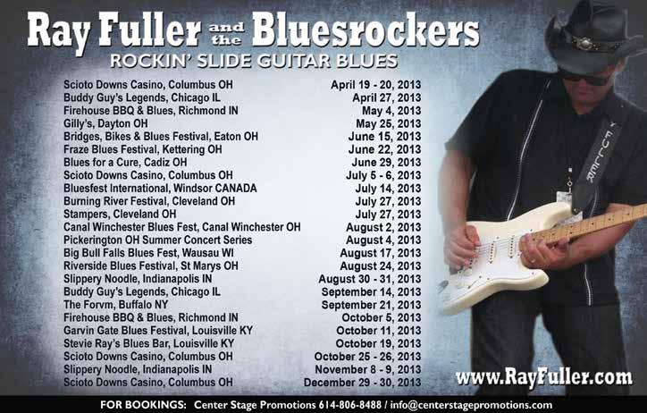 This is our way of saying thank YOU for booking Ray Fuller and the Bluesrockers and helping your festival gain maximum