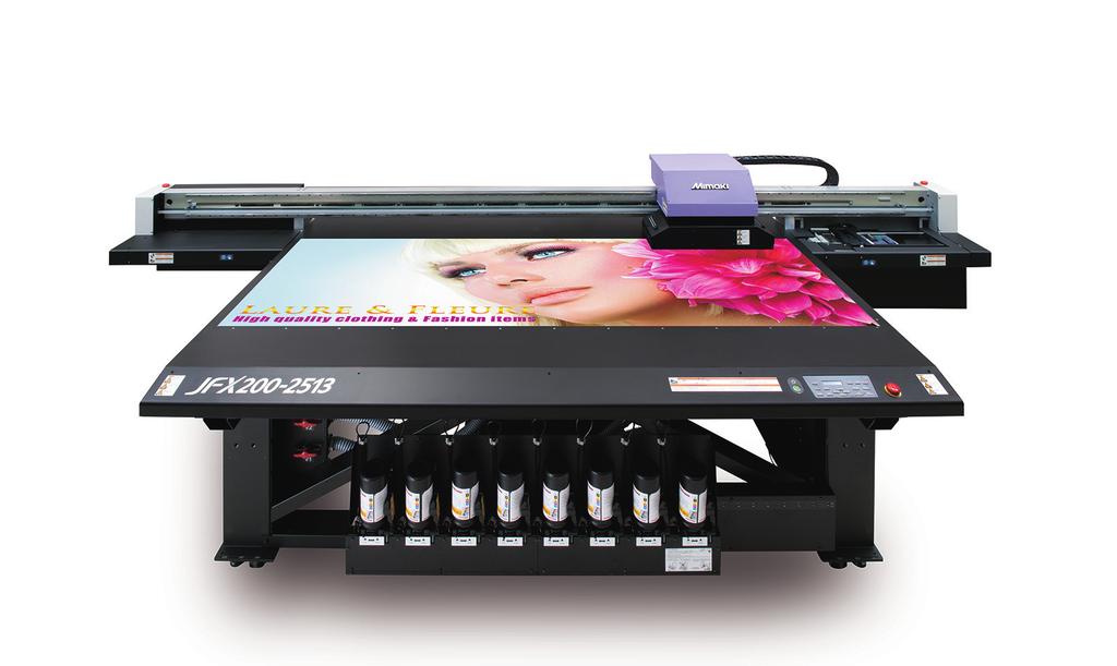 Key new features (2) Balance between quality and speed with technology of JFX Series High quality from Mimaki - including MAPS2 and variable dot printing New printhead technology delivers high print