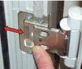 Remove the 2 screws that clamp side plate (B) to frame plate (A) to all three