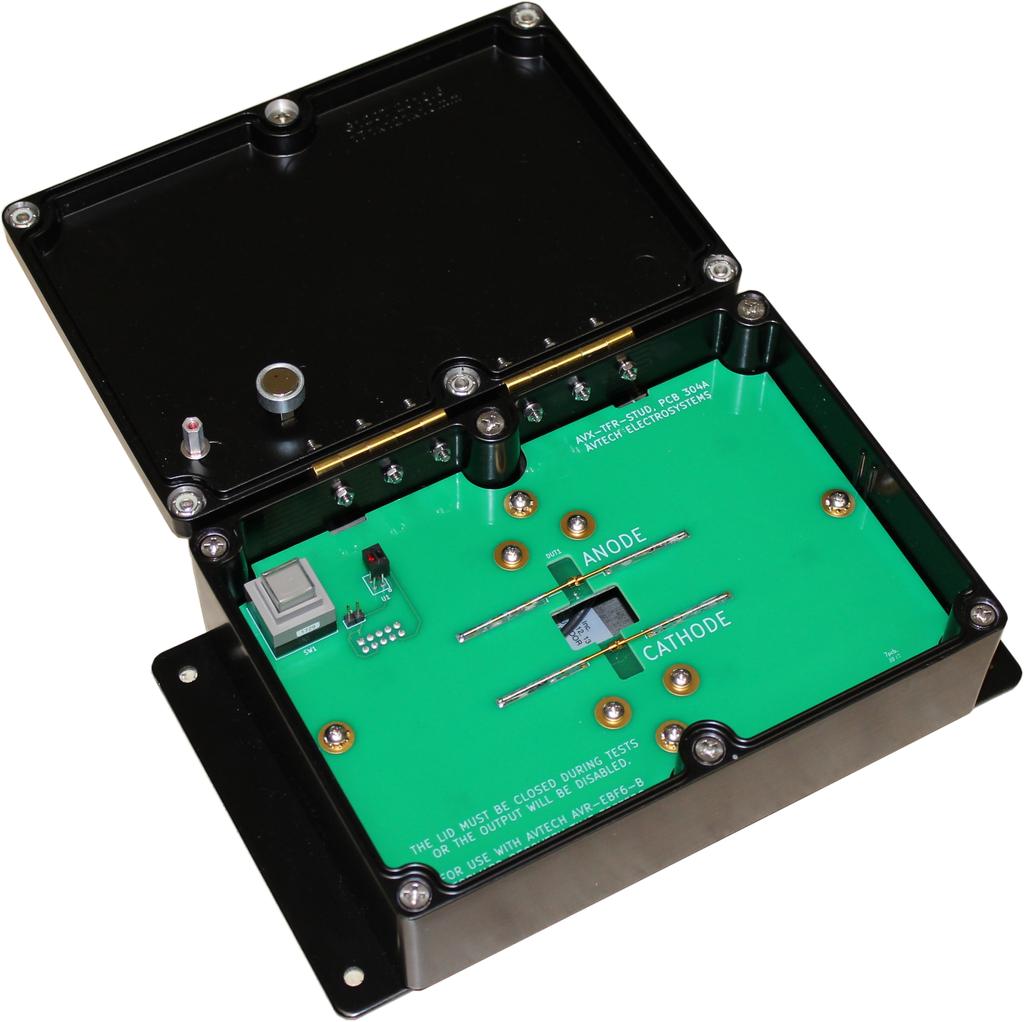 11 TEST JIG MECHANICAL ASPECTS The AVX-TRR-STUD accepts DO-4 and DO-5 standard and reverse-polarity stud packages.