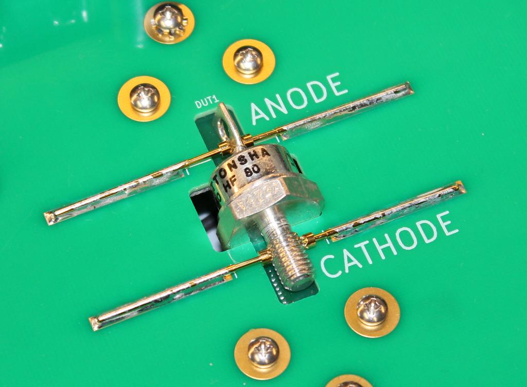 The photo below shows a normal-polarity DO-5 diode (the Ruttonsha 40HF80)