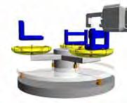 - Turntable can turn continuously, without homing. Improved efficiently.