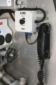 Pump Bay Voice Terminal switch Transfers control of the transceiver to