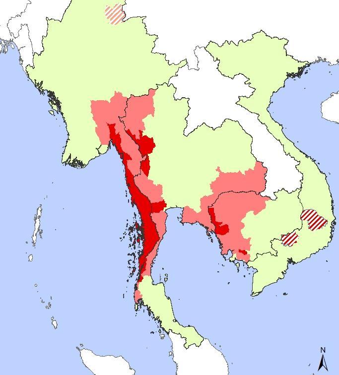Scope of AR containment activities Myanmar Viet Nam Thailand