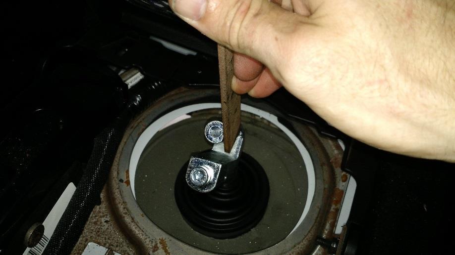 Install the shifter onto the extension using the T45 Torx wrench.