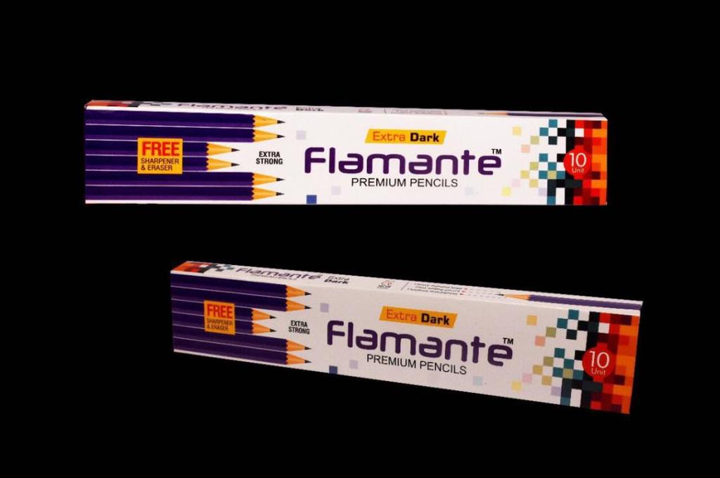 Flamante Extra Dark Product Features Soft Wood Extra Strong Lead 2B Lead Advantages Easy to