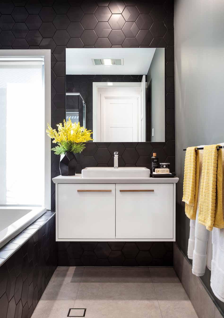 PSST! UPGRADE ME BATHROOM PACKAGE $999: BENCHTOP Upgrade to 20mm Caesarstone to vanities SHOWER SCREENS Upgrade to semi frameless shower screen with slimline stainless steel hob IMPORTANT: Images may