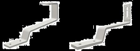 EZ Tile Hook Mount Series: SunModo offer 4 choices of tile hooks for vertical rail orientations and 4 hooks for flat mounting for strut type rails.
