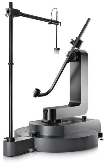 The tube has a field of view of ±30 and can therefore be positioned very close to the goniometer while also guaranteeing full coverage even for large test specimens.