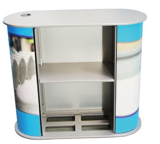 back version takes removable shelves Island Use counter wraps can fully enclose the counter giving