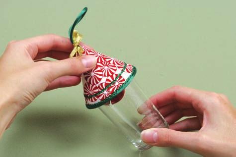 4. From this point, you have 2 ornaments to work on. Embellish a different side of each for 2 totally different ornaments or do the same things to both and have identical ornaments.