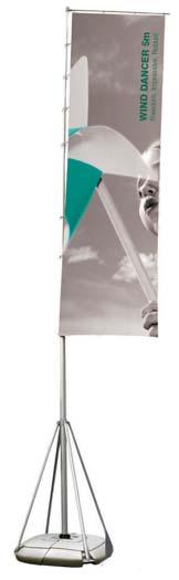 Flags Outdoor/Indoor One of the most visual and striking ways of promoting your business outdoors, with a wide choice of bases and styles flags are an ideal way to promote