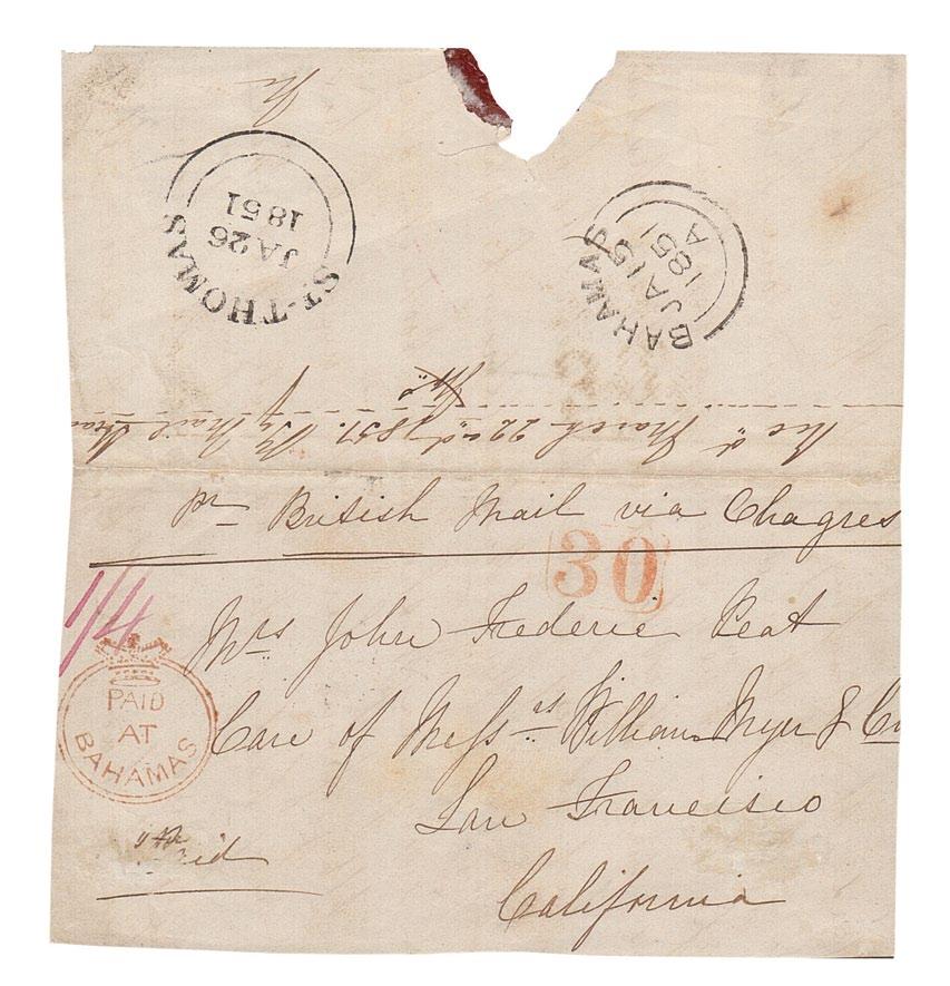 The marks have postal history significance because they signify that the letter has been prepaid, in the absence of which recipient post offices were responsible for collecting payment from