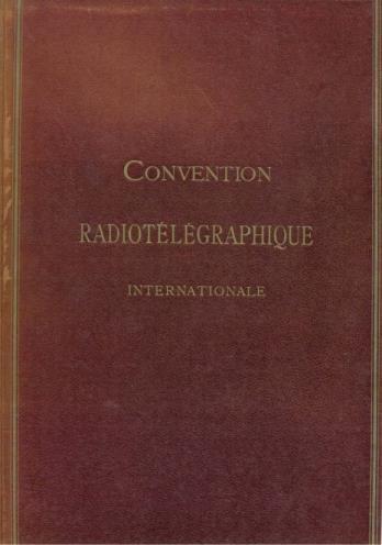 History - International Telecommunication Union (ITU) This preparatory event was followed in Berlin, in 1906, by the first International Radiotelegraph Conference, attended by 29 representatives from