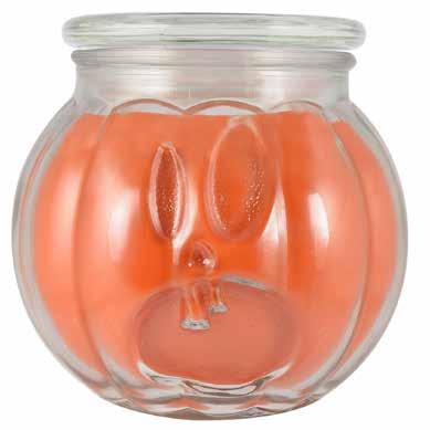 TUSCANY CANDLE 19oz Glass Pumpkin with glass Lid