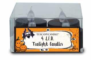 E.D. Tealights On/Off Switch Unscented available in a 6 pack 63132-Orange L.E.D. Tealight Candle 4Pk L.