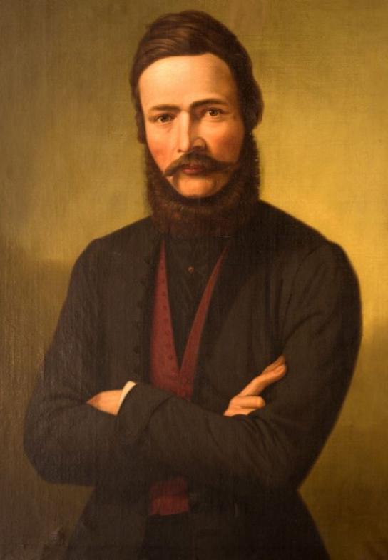 Jozef Božetech Klemens Portrait of Ľudovít Štúr (1873), famous Slovak linguist, teacher, poet,