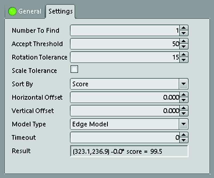 jpg Accept Threshold Model Find PatMax pattern