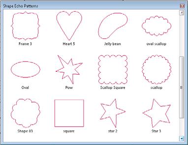 52 CHAPTER 4 Creating & Modifying Designs To change the origin of the Shape Echo Pattern: 1 Using the Select tool, select the