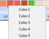 The following procedure specifies how to change the thread colors when Autocolor Characters is enabled.