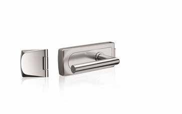 0 The matching hinges and handle sets complete the aspect of your glass door and