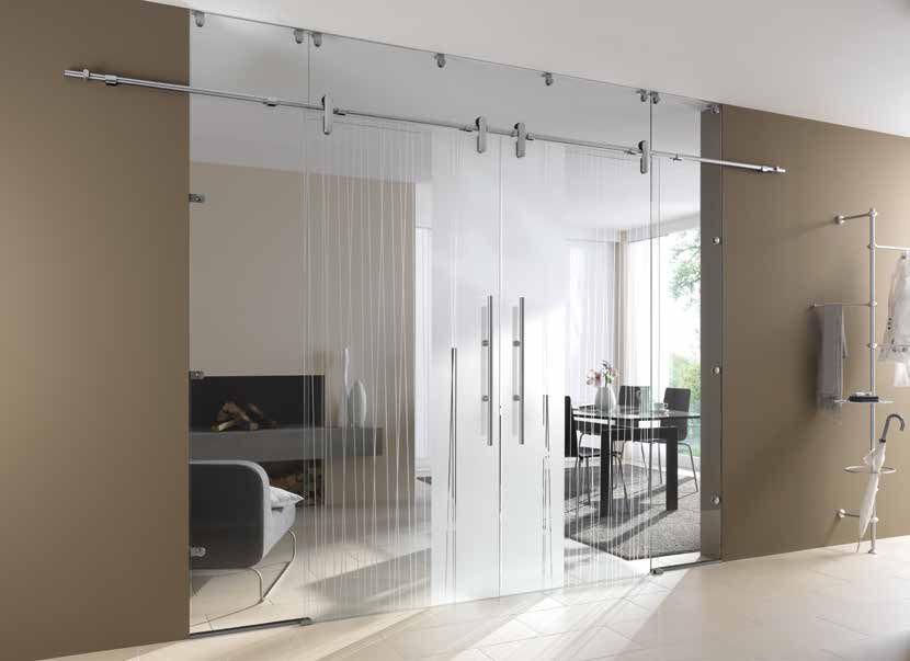 Glassed area Type 3 Sliding system: Edition Style Glass design: Stream Type 1 Glassed-in areas The glassed-in areas of Light & Harmony are the perfect choice for an