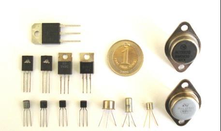 Various types of transistor are shown in Figure 5. 8. Figure 5. 8 5.3 MEASUREMENT OF TRANSISTORS Transistors, like diodes, can be measured by analog or digital avometers.