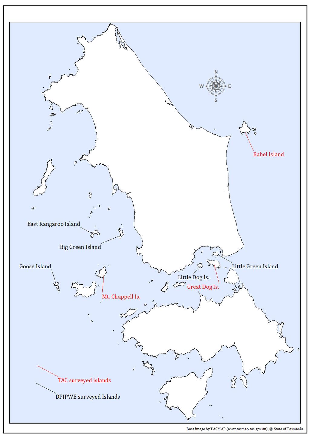 Figure 7: Furneaux Islands