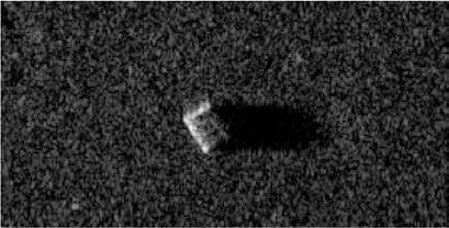 sonar image with optical image Sonar range: 112 m Optical range: 4.
