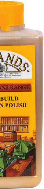 salt mills on page 38 includes friction finishes such as Hut Crystal Coat and Mylands High uild Friction Polish.