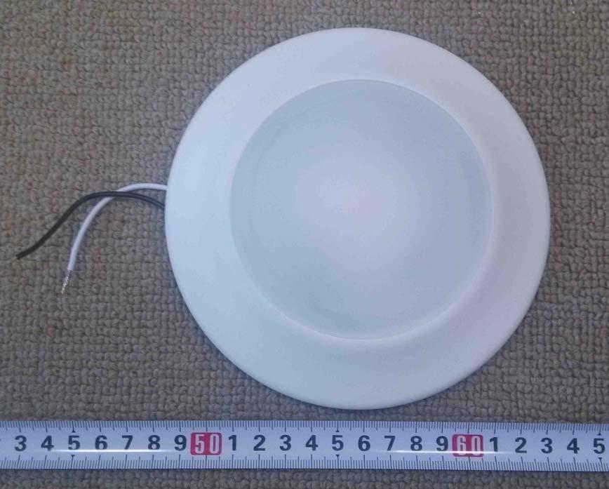 Sample Photo Figure 1- Overview of the sample Equipment Under Test (EUT) Name : LED Disk Light Model : LFC41327W/V2 Electrical Ratings : 120VAC, 50/60Hz, 12W Product Description : LED Luminaire,