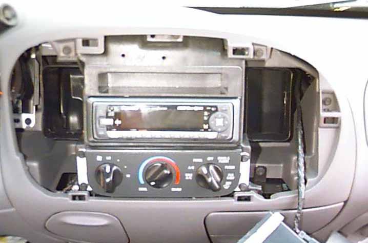 You will need to adapt this opening over to accept a new replacement radio.