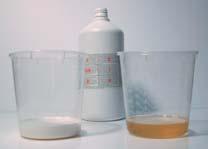 1) PREPARING UNFILLED POLYURETHANE RESINS: For each PU resin used, filled or not filled, you must re-homogenize both resins for proper consistency (polyols-isocyanates).