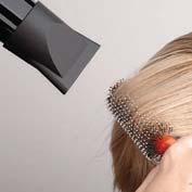 Ball-tipped nylon pins are easier to use on thicker hair.
