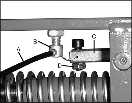 Pump the foot lever several cycles so that the table is out of your way while attaching the cable.