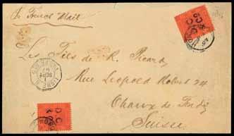 HK$ 3,000-4,000 3276 Erich Georg & Co. : 1909 (12 Jan.) K.E.VII 20c. registered stationery envelope (25c. : $2.50 fee schedule), size H2, to Hamburg, Germany (arrival) bearing K.E.VII 4c. and 6c.