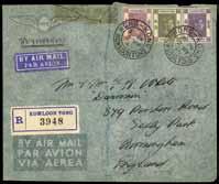 envelope to California (the date of World War II outbreak), 1940 2c. K.G.