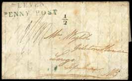 Pleasant [Post Office in London])/Foreign and Colonial Parcel Post label subsequently affixed over the top portion, fine, extremely rare, the only example of this Hong
