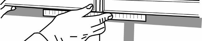 Non-marring Straight Edge Fig. 3-4 (k) Place a non-marring straight edge flush with the bottom of the front molding.