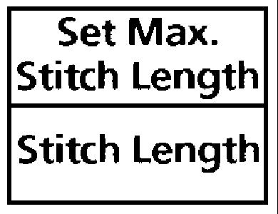 5-4 Movable Menu Functions [Short Stitches On] When short stitches are activated by entering a Mk1 in the [Short Stitches On] box on the movable menu, the computer is told to control these areas with