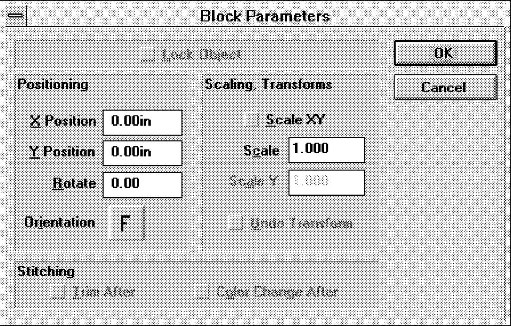 1-28 Block Editing Modify Block Parameters Another method of block editing is to use the Block Parameters dialog box. 1.