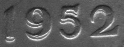 Foster lists double struck or re-cut dates for Melbourne mint pennies of 1948, 1949, 1950, 1951 and 1952 in the first edition of his book (P50, P51, P53, P56, P57).