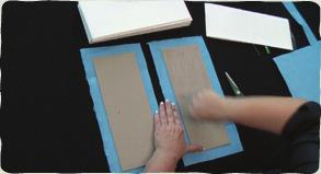 Cut the excess decorative paper off the corners of your cover, allowing 2mm where your paper
