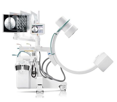 04 05 Ziehm Solo 01 / Versatile solution for small operating rooms. Configurable to fit your needs. > Compact design Ziehm Solo is one of the smallest C-arms on the market.