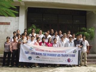 B: The 6th National Coordinator s Meeting in Ha Long City, 2006. 2006 (Fig. 6A) and (2) the 4th VAST-JSPS Joint Seminar in Coastal Marine Science in Hai Phong City, 2009 (Fig. 6B).