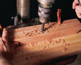 Plow the groove so it is set back /4" from the top surface of the slats (see Figure 3, facing page). The splines (pieces 8) are made of white oak for strength and weather resistance.