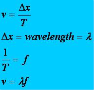 Wave Speed You can find the speed of a wave by multiplying the wave s wavelength in meters by the